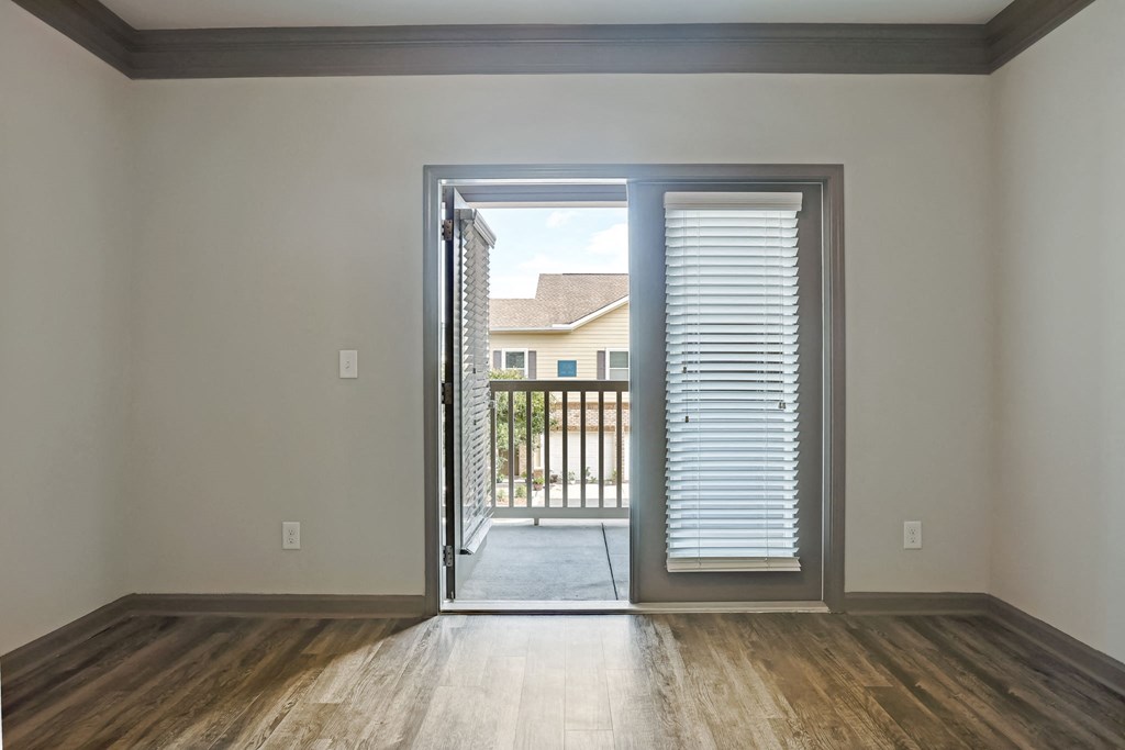 French Patio Doors Leading Out To The Balcony