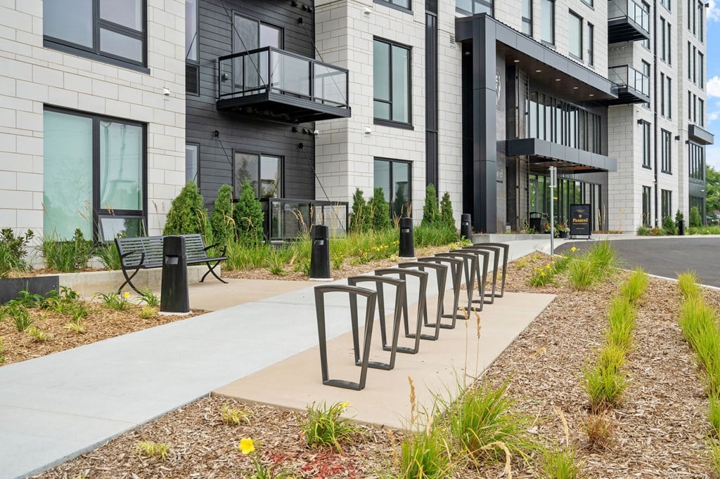 Bike Racks at Front Entrance