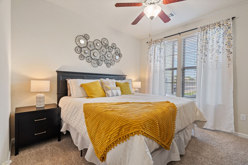 Bedroom with Large Window