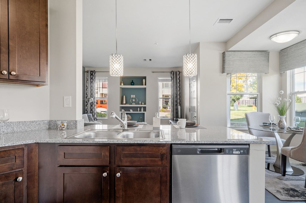 Spacious Granite Countertop