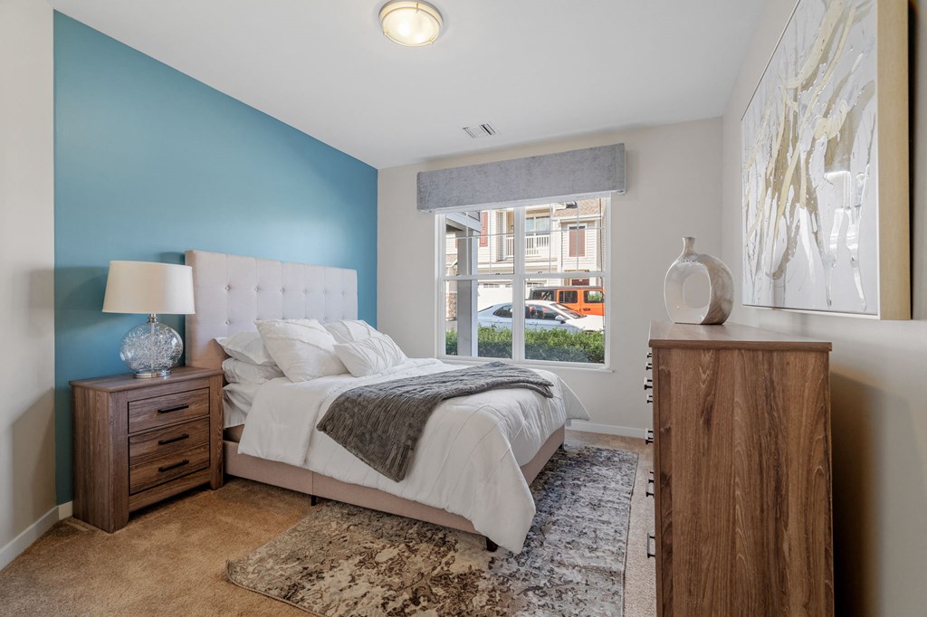 Bedroom with Plush Carpeting