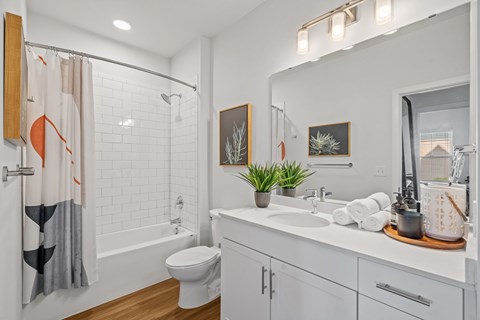 Bathroom with Modern Finishes