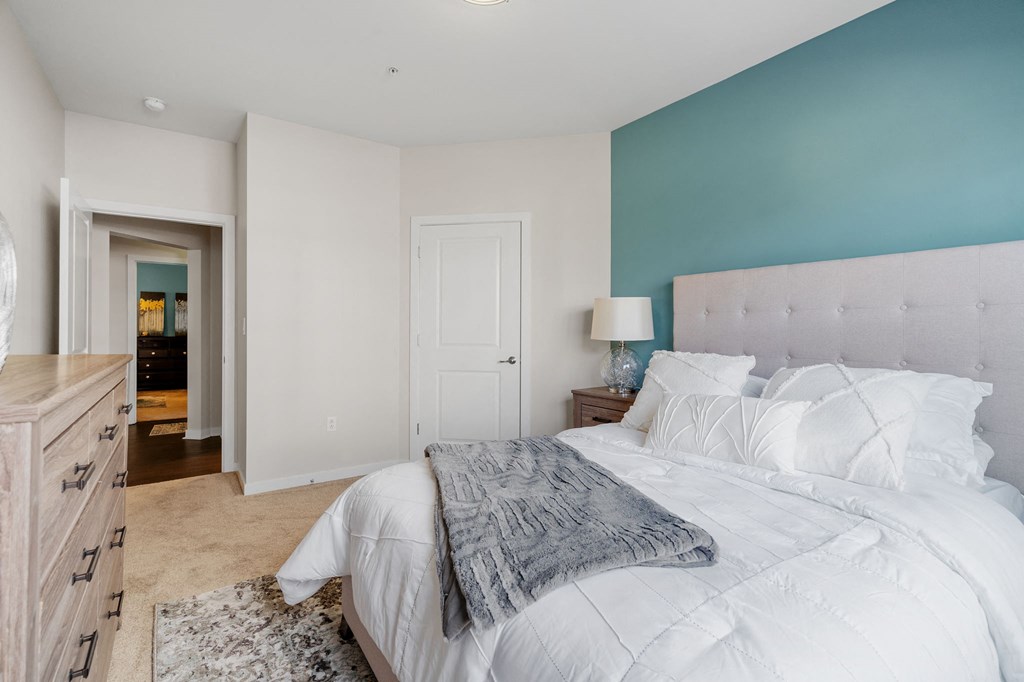 Bedroom with Plush Carpeting