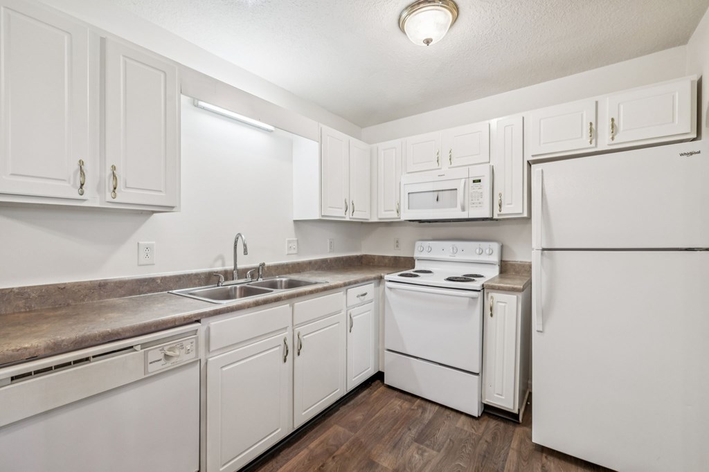 Kitchen with White Cabinetry