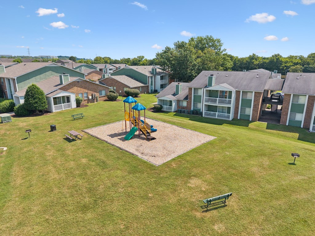 Aerial View of Playground
