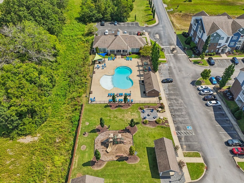 Aerial View of Pool