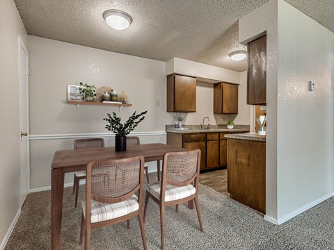 Separate Dining Area with Overhead lighting