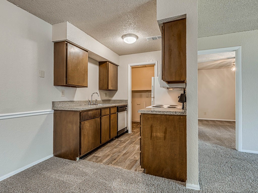 Kitchen with Granite Countertops