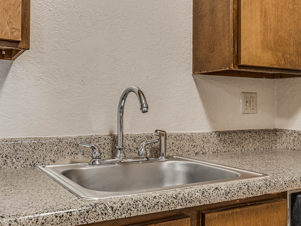 Kitchen Sink with Granite Countertops