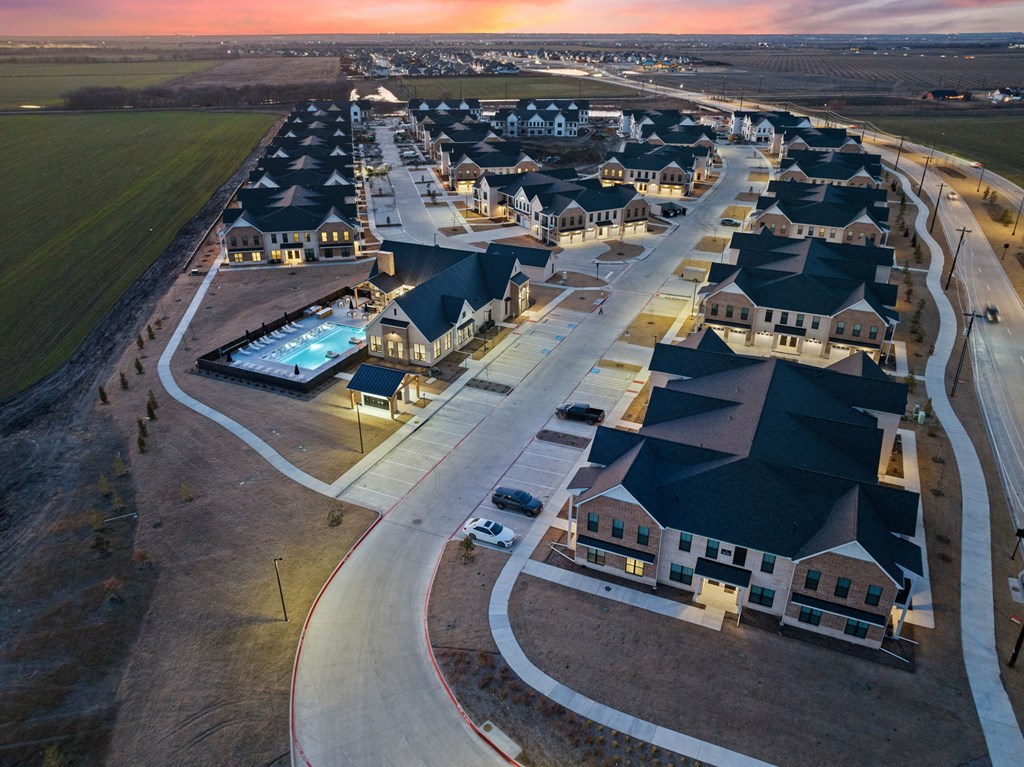 Twilight Aerial of Sundance Celina