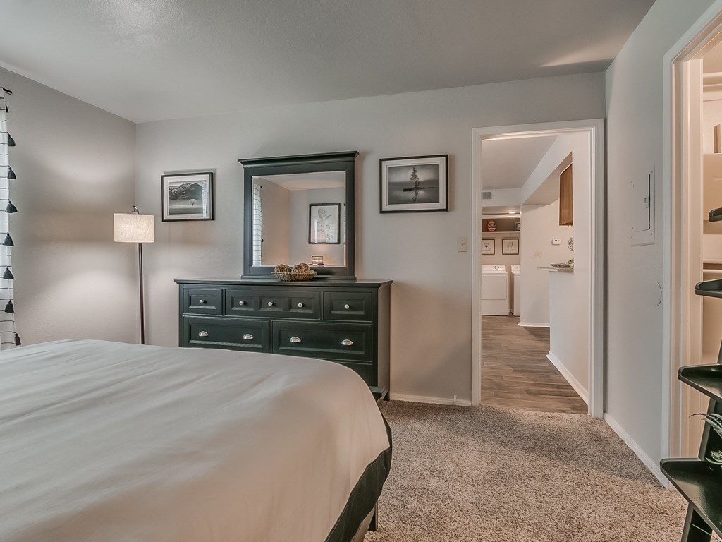 Bedroom With Attached Walk-In Closet