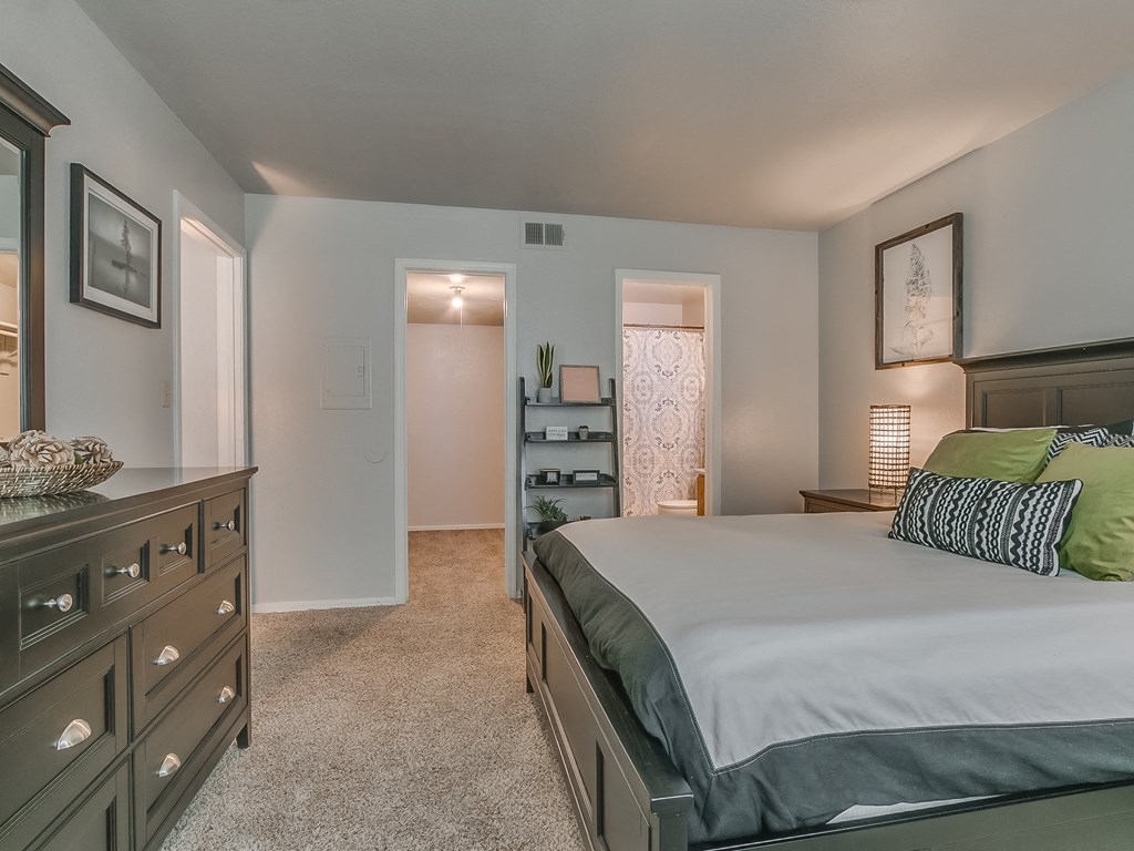 Bedroom With Attached Bathroom & Walk-In Closet