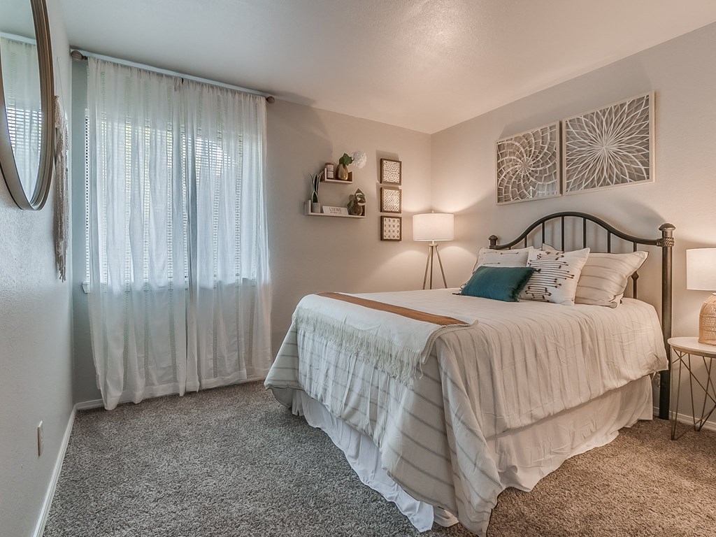 Bedroom With Large Window