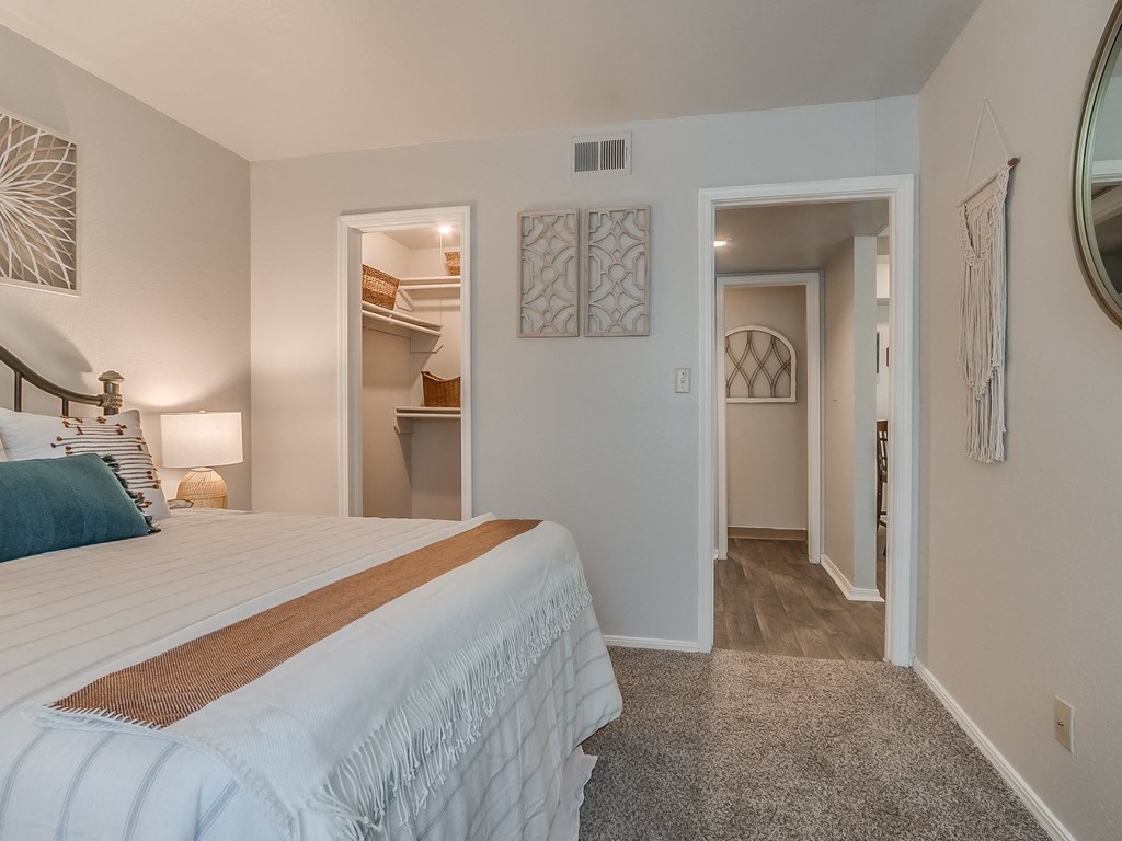 Bedroom Featuring Walk-In Closet