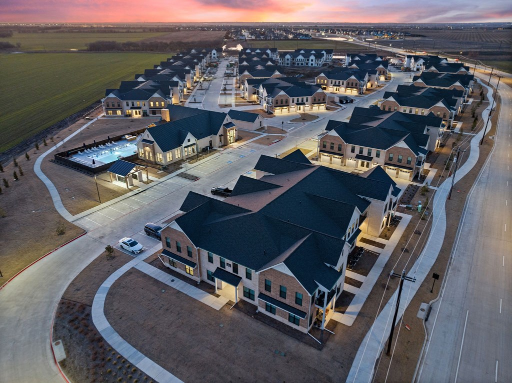 Twilight Aerial of Sundance Celina