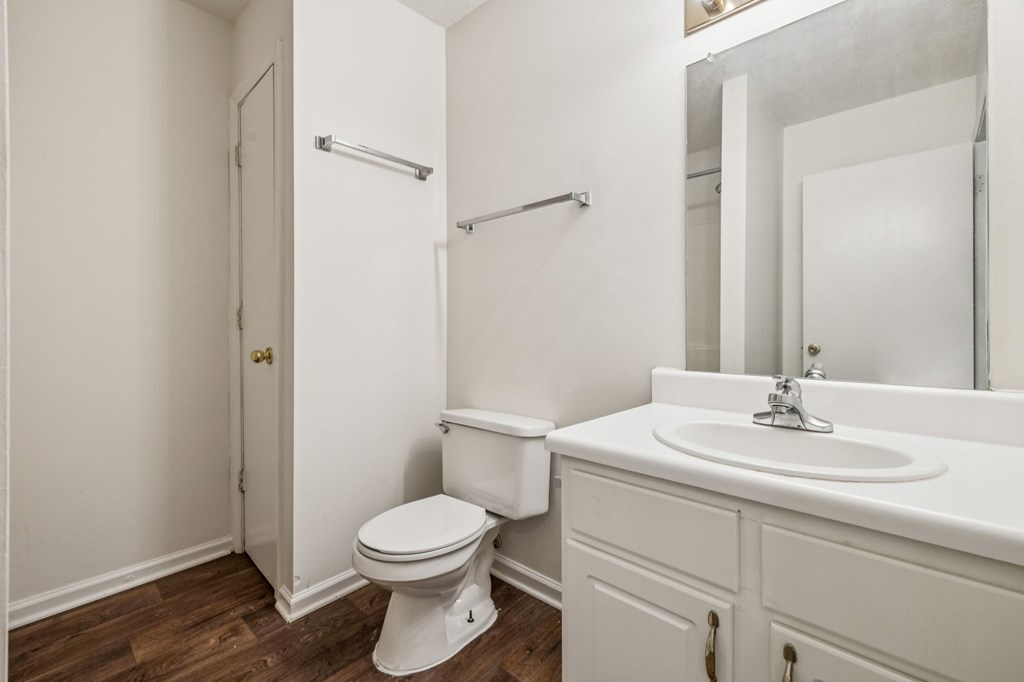 Bathroom with White Cabinets