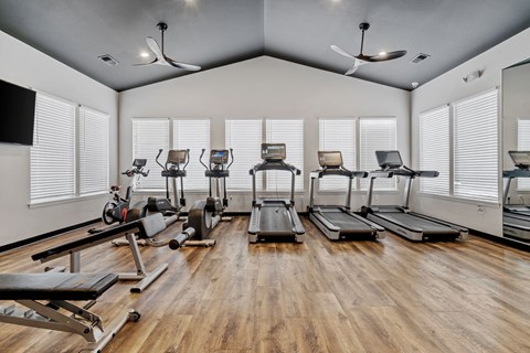 Fitness Center with Cardio Equipment