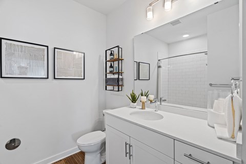 Bathroom with Modern Finishes