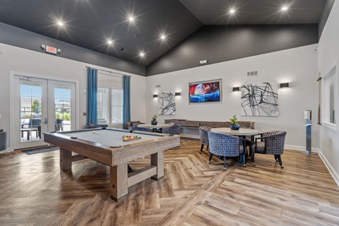 Clubhouse with Pool Table