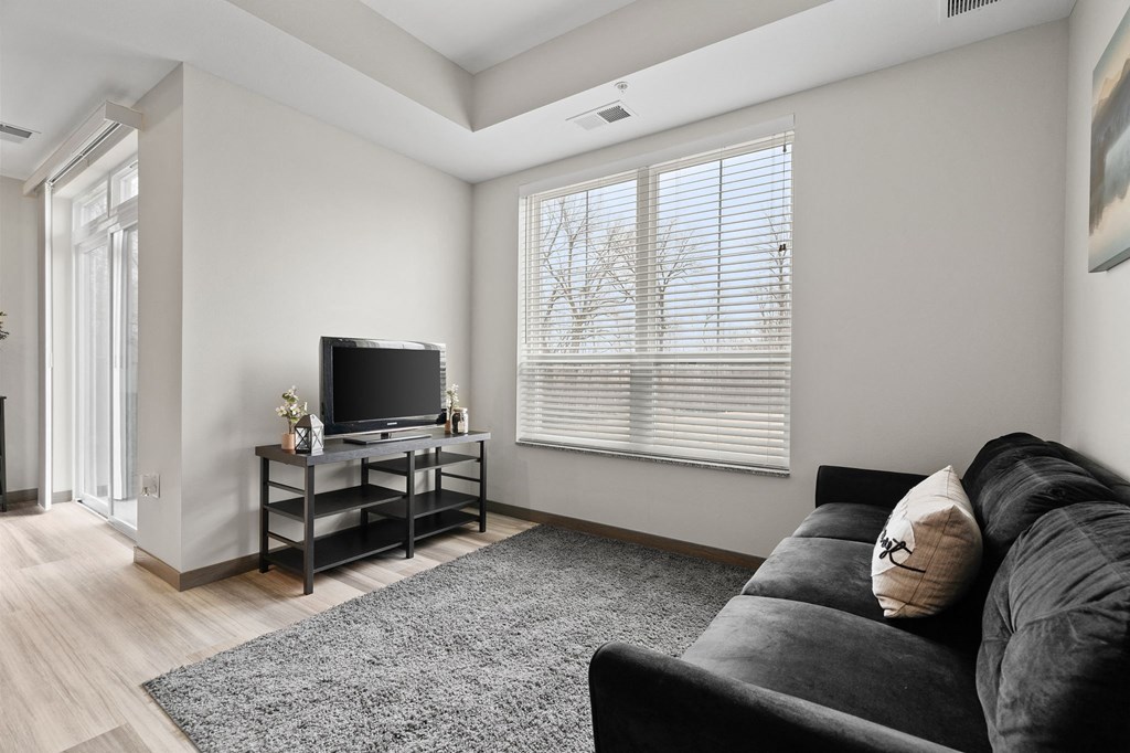 Living Area with Hardwood-Style Floors