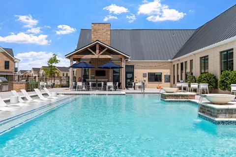 Outdoor Pool with Sundeck