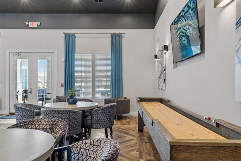 Community Room with Shuffleboard