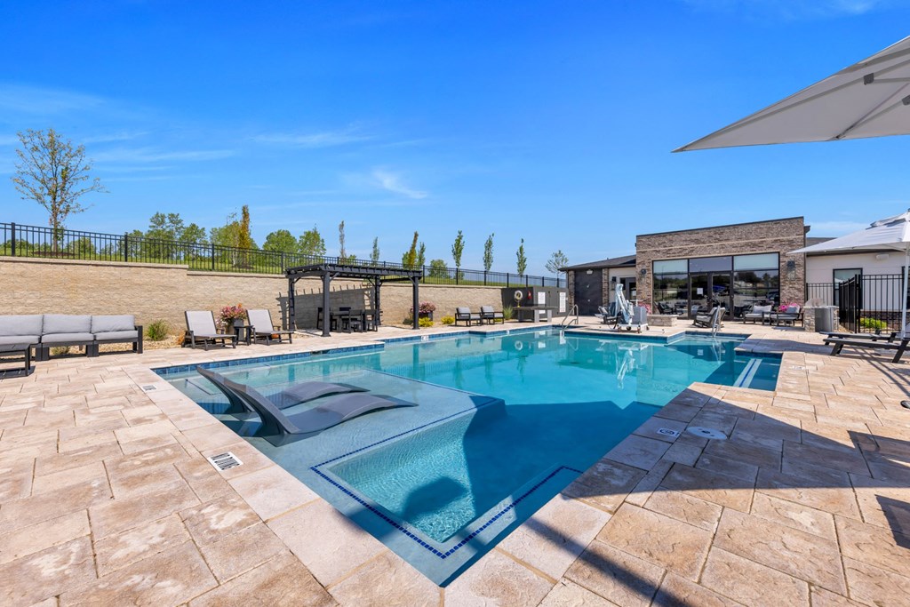 Outdoor Pool with Sundeck