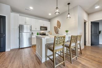 Kitchen with Overhead Lighting