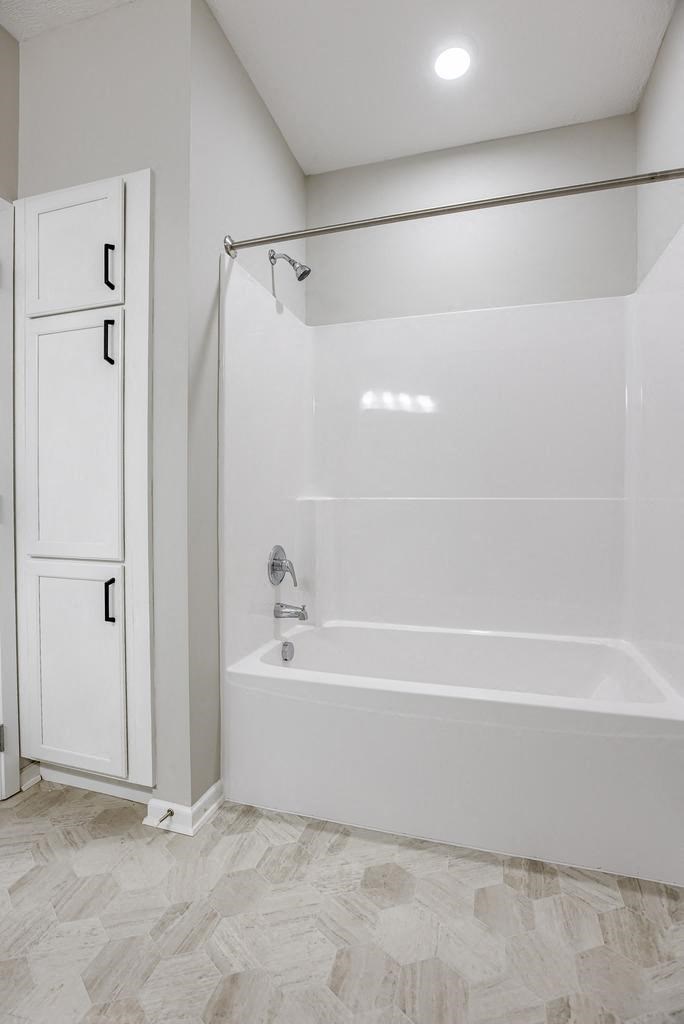 Bathroom with Luxury Flooring