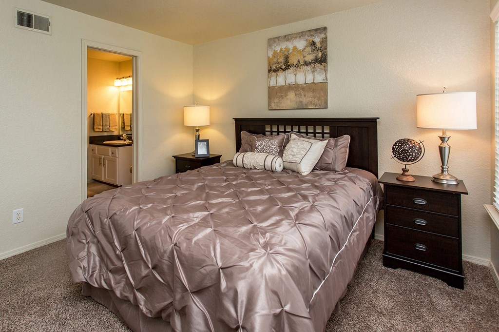 Bedroom With Attached Bathroom