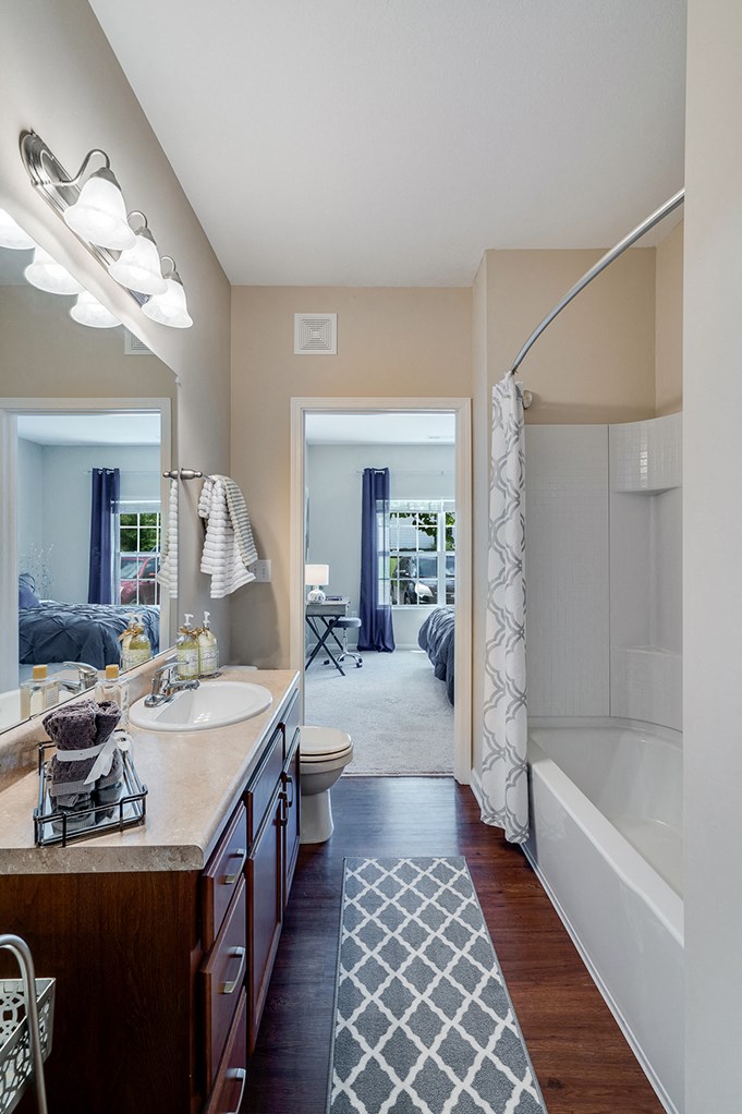 Bathroom with Attached Bedroom