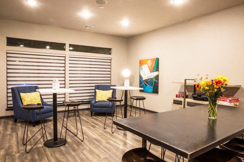 High Top Tables at the Clubhouse