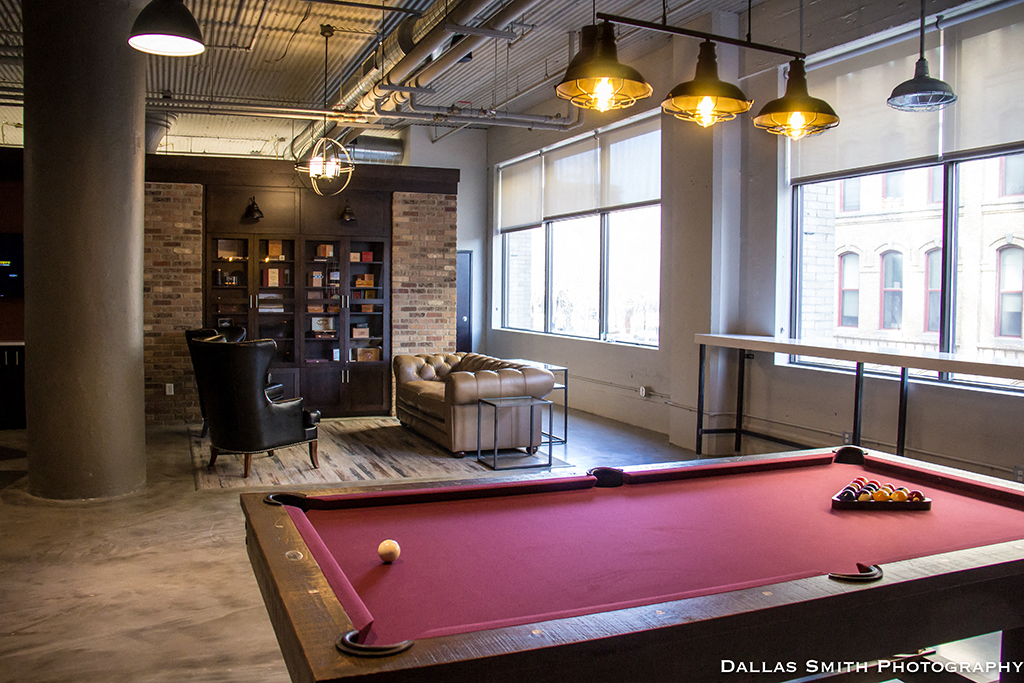 Community Room with Gaming Tables