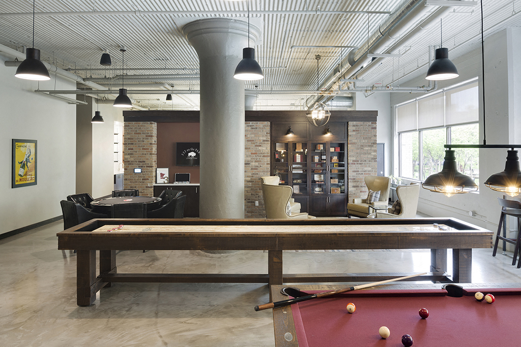 Community Room with Gaming Tables