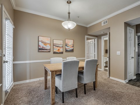 Separate Dining Room Area