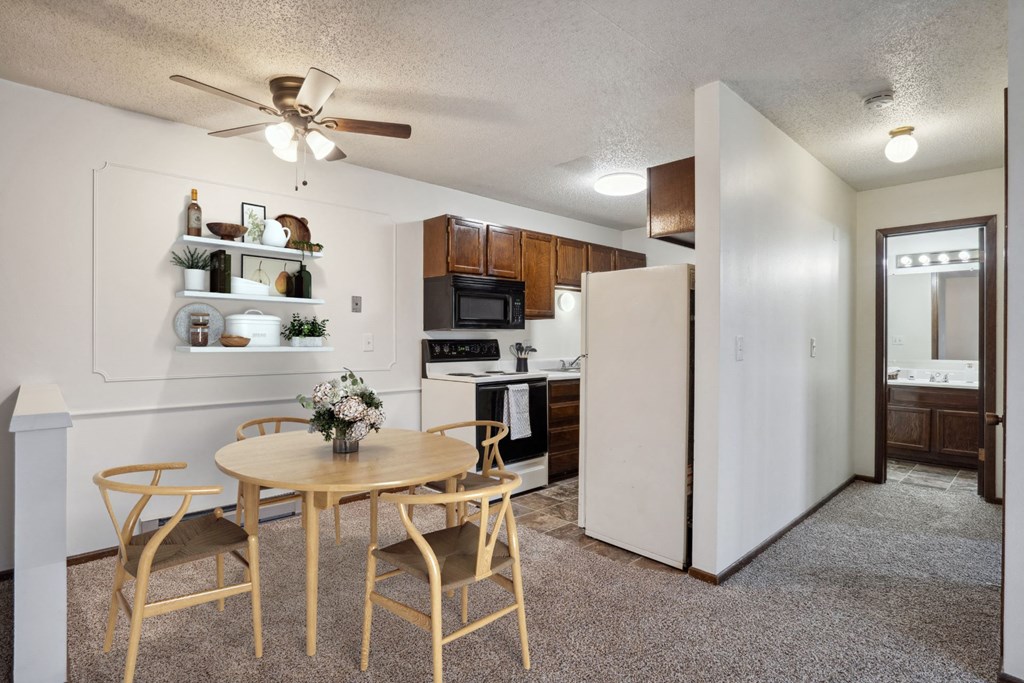 Separate Dining Area with Overhead lighting