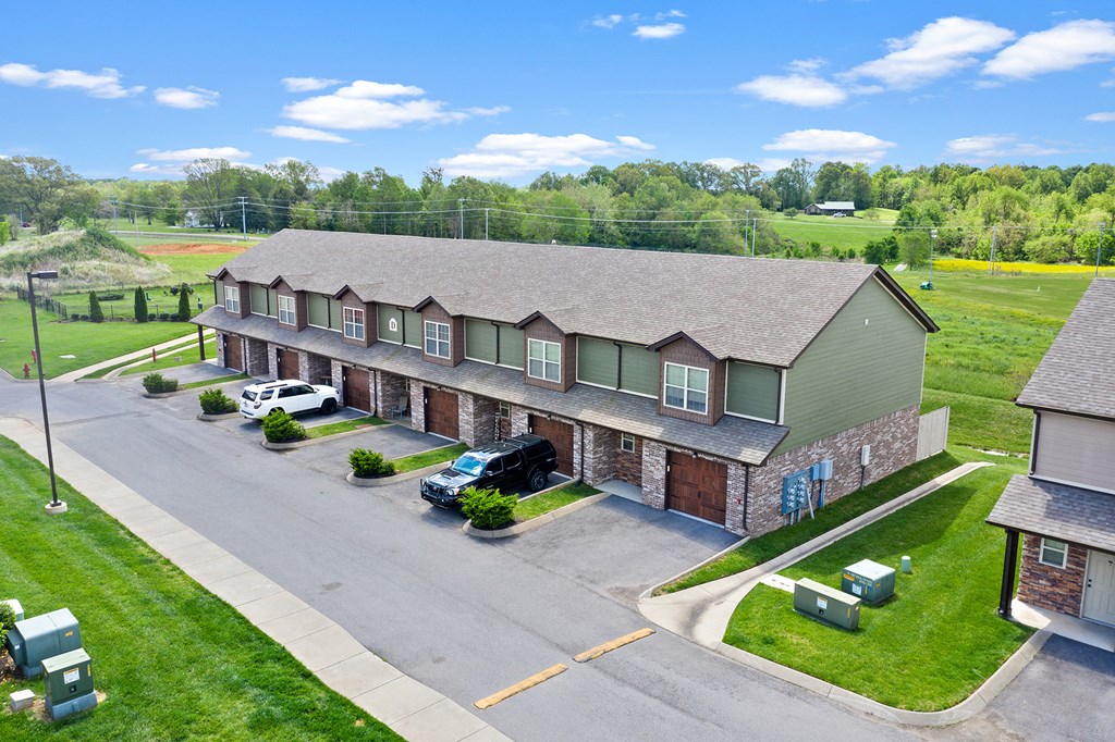 Aerial View of Townhomes