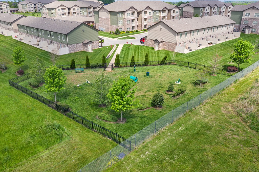 Aerial View of Dog Park