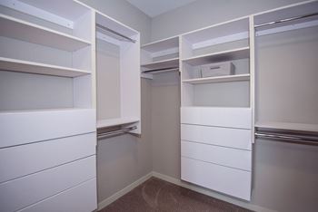 California Closets with Built-In Shelving