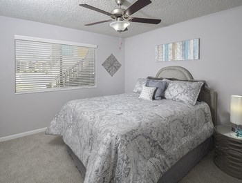 Spacious Bedroom with Ceiling Fan and Light - Photo Gallery 15