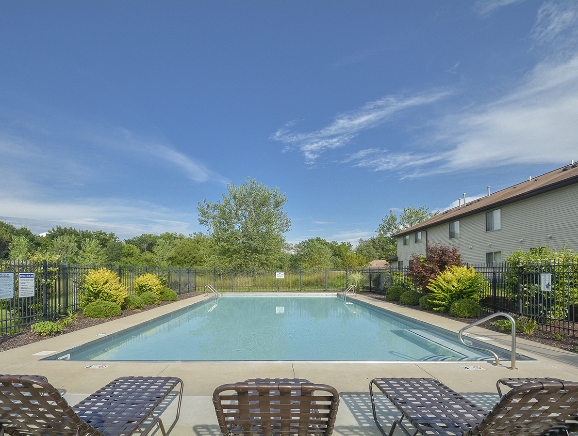 Lush Landscaping Around the Outdoor Pool