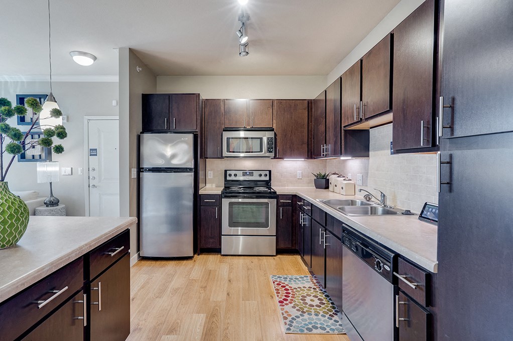 Large Kitchen with Stainless Steel Appliances