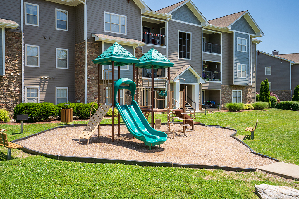 Playground Area with Benches