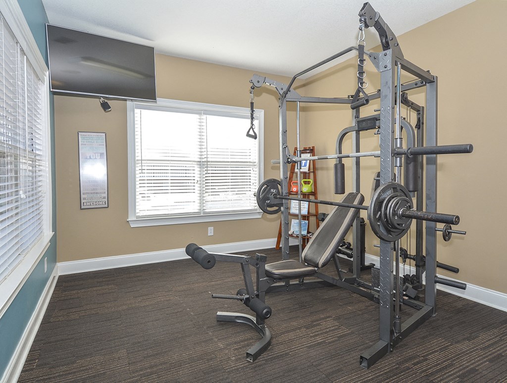 Fitness Center with Kettle Bells