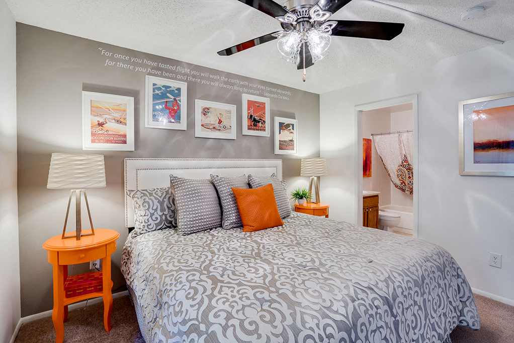 Bedroom with Attached Bathroom