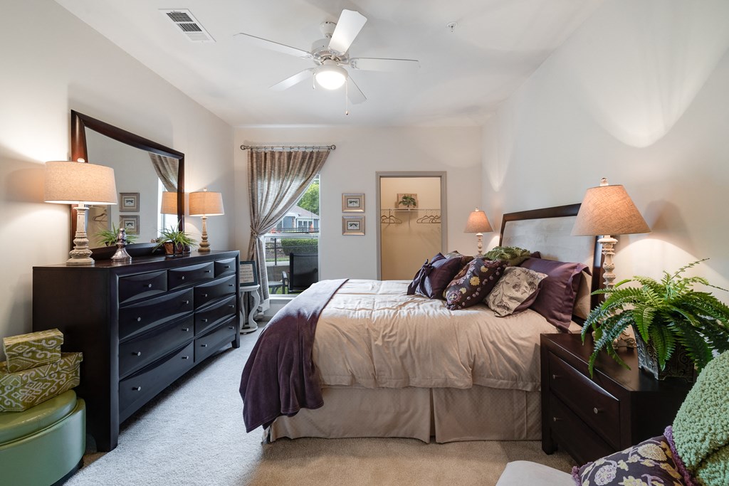 Spacious Bedroom With Walk-In Closet