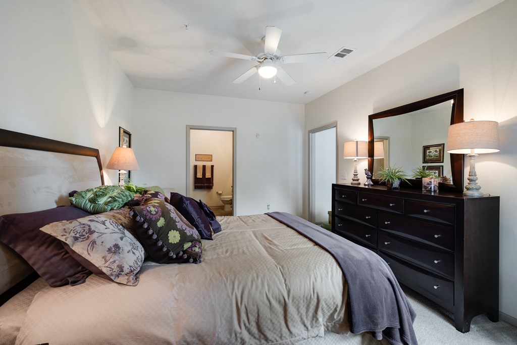 Bedroom With Attached Bathroom