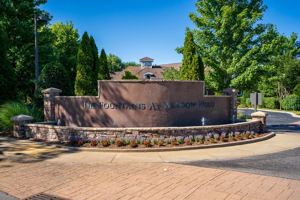 The Fountains At Meadow Wood Monument Sign