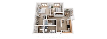 Lyon 3D Floor Plan