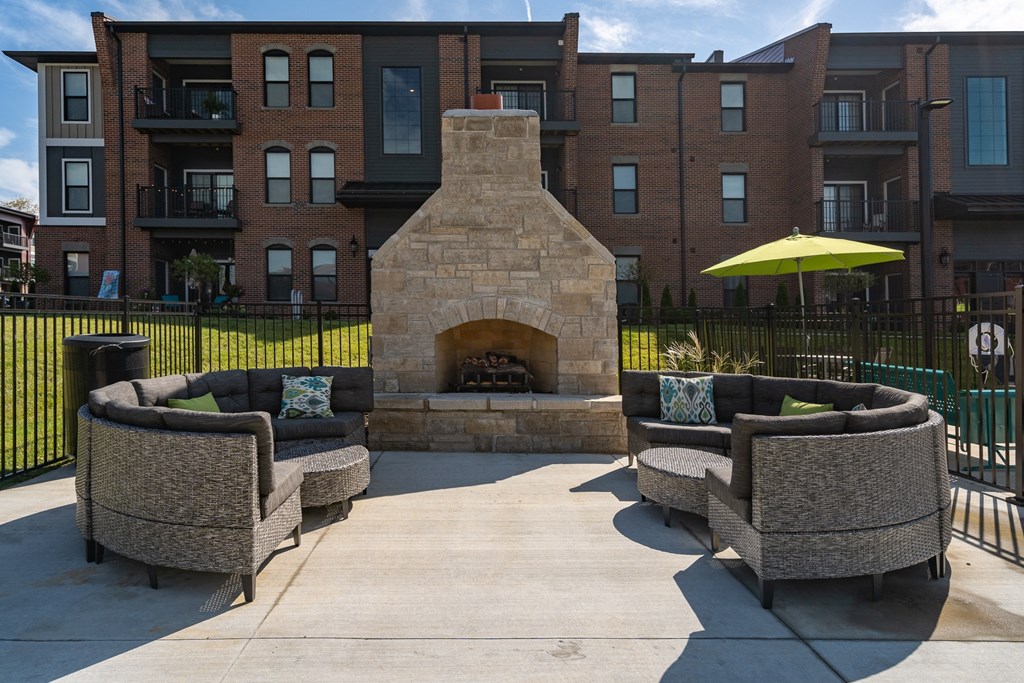 Spacious Poolside Fire Lounge